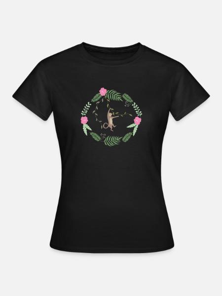 Mikey Monkey - T-shirt dam - svart