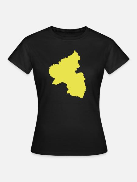 Rheinland Pfalz - Frauen T-Shirt - Schwarz