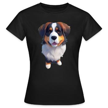 Berger australien - Berger australien - T-shirt Femme - noir - Devant - AI Model Female 172 dark (172cm)