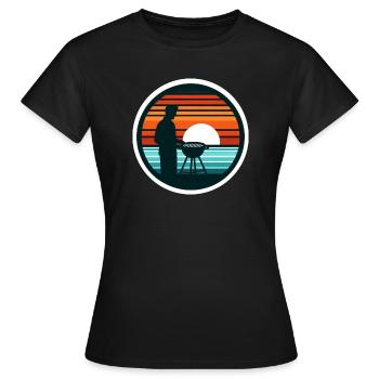 Griller - T-shirt Femme - noir - Devant - AI Model Female 172 dark (172cm)