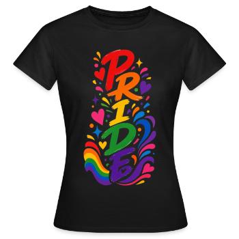 Pride Month Outfit Geschenk für Frauen Männer - Frauen T-Shirt - Schwarz - Vorne - AI Model Female 172 dark (172cm)