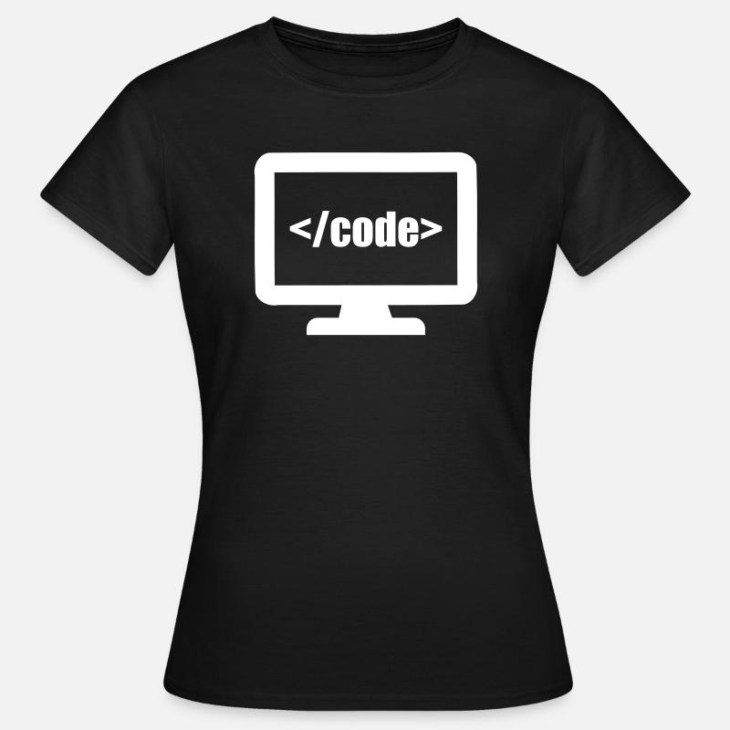 Programmierer - Frauen T-Shirt - Schwarz