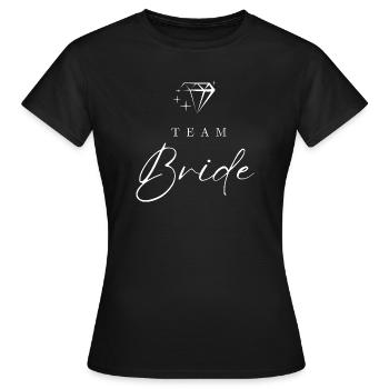 Équipe Bride - Enterrement de vie de jeune fille - T-shirt Femme - noir - Devant - AI Model Female 172 dark (172cm)