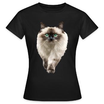 Himalaya - Frauen T-Shirt - Schwarz - Vorne - AI Model Female 172 dark (172cm)