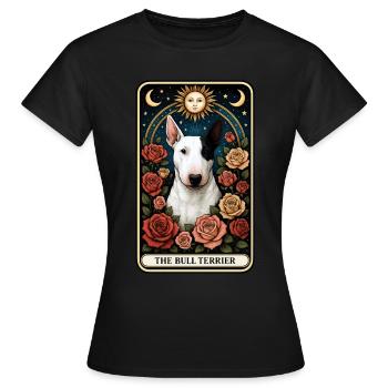 Bullterrier - Frauen T-Shirt - Schwarz - Vorne - AI Model Female 172 dark (172cm)