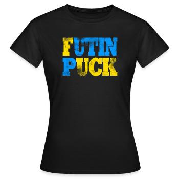 Puck Futin - Frauen T-Shirt - Schwarz - Vorne - AI Model Female 172 dark (172cm)
