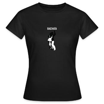 Living Bachata - Frauen T-Shirt - Schwarz - Vorne - AI Model Female 172 dark (172cm)