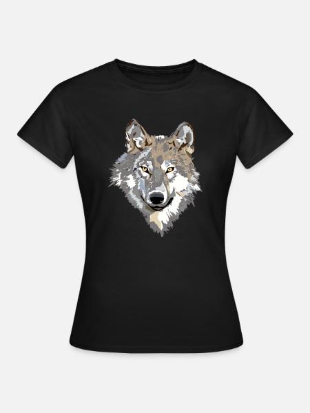 Wolf - Women's T-Shirt - black