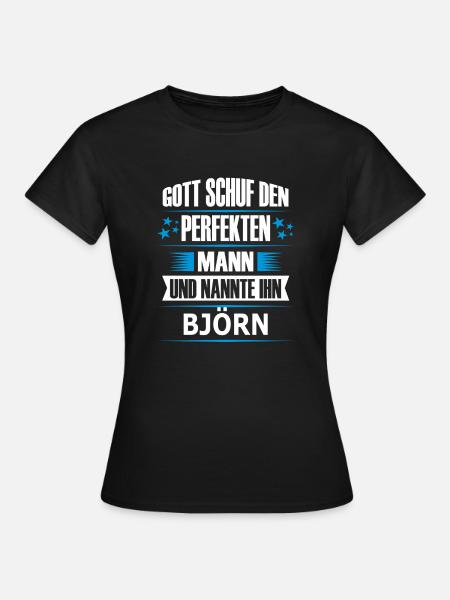 BJÖRN - Frauen T-Shirt - Schwarz