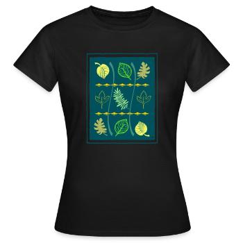 Mather Nature 🐢 - Women's T-Shirt - black - Front - AI Model Female 172 dark (172cm)
