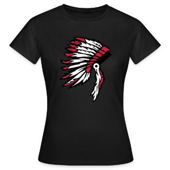 Indian hairstyle Indian chef - Women's T-Shirt - black - Front - AI Model Female 172 dark (172cm)