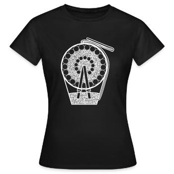 Pyrotechnie Feux d’artifice - T-shirt Femme - noir - Devant - AI Model Female 172 dark (172cm)