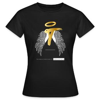 Transzendenz Industrie - Frauen T-Shirt - Schwarz - Vorne - AI Model Female 172 dark (172cm)
