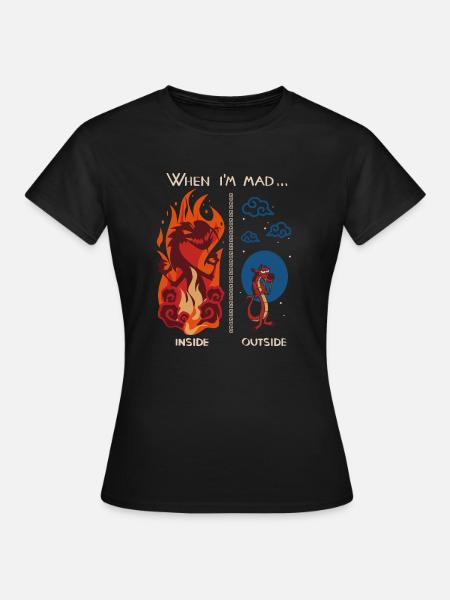 Quand je suis fou - T-shirt Femme - noir