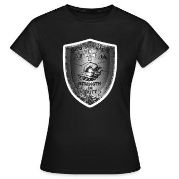 Print Unity ukraine - Women's T-Shirt - black - Front - AI Model Female 172 dark (172cm)