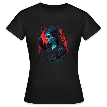 Fille sombre - T-shirt Femme - noir - Devant - AI Model Female 172 dark (172cm)