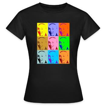 Yip Man / Ip Man Pop Art Design - Women's T-Shirt - black - Front - AI Model Female 172 dark (172cm)