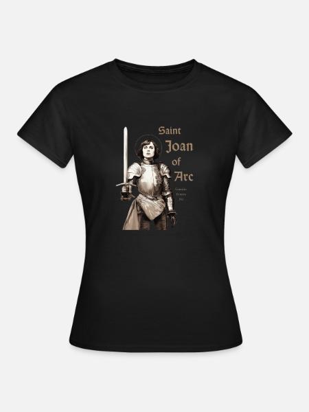 Sainte Jeanne d’Arc - T-shirt Femme - noir