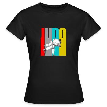 Judo Judo Judo Judo - Women's T-Shirt - black - Front - AI Model Female 172 dark (172cm)