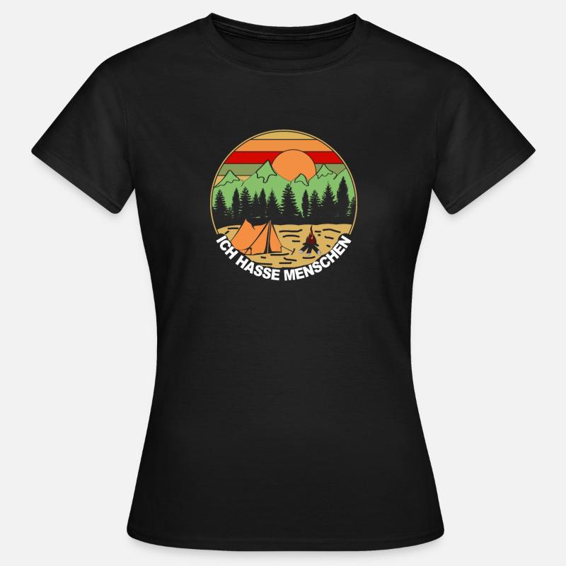 I hate people - Women's T-Shirt - black