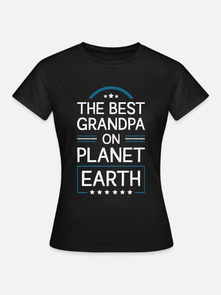 Bester Opa Spruch - Frauen T-Shirt - Schwarz