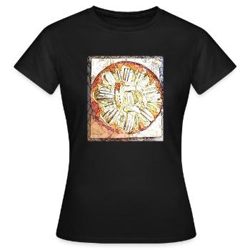 Applecake Sun - Frauen T-Shirt - Schwarz - Vorne - AI Model Female 172 dark (172cm)