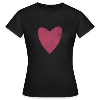 Mein Herz! ❤️ - Frauen T-Shirt - Schwarz - Vorne - AI Model Female 172 dark (172cm)