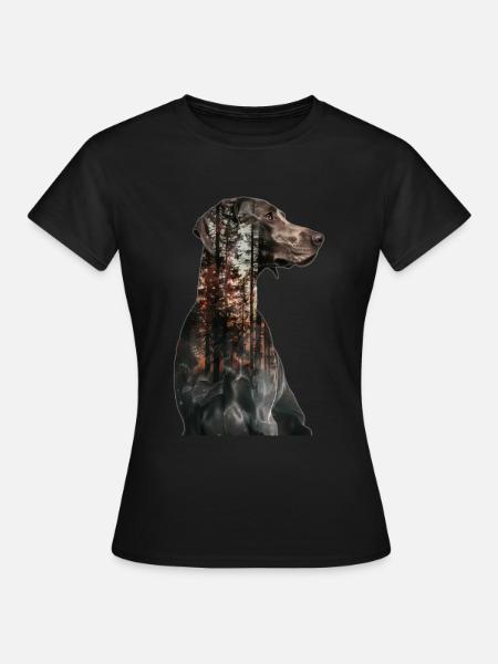 Weimaraner - Frauen T-Shirt - Schwarz