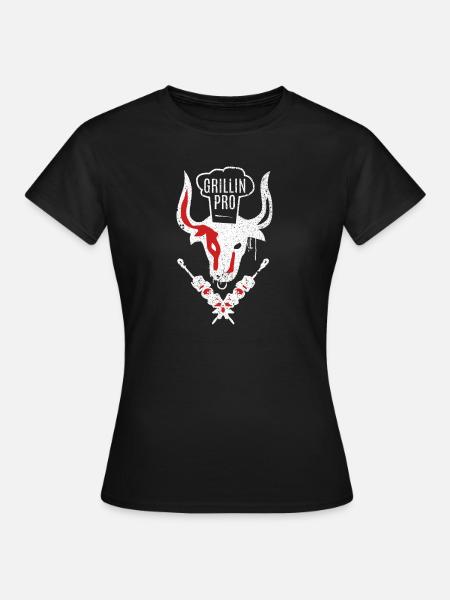 Grillin Pro - BBQ - BBQ - Pro - Grill Master - Women's T-Shirt - black