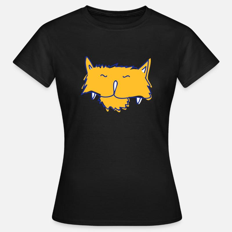 chat - T-shirt Femme - noir