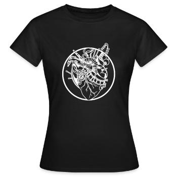 Musiciens - T-shirt Femme - noir - Devant - AI Model Female 172 dark (172cm)