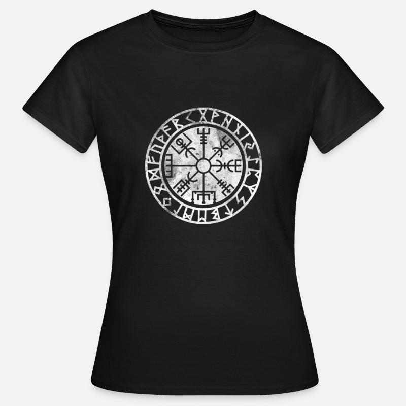 Wikinger Viking Valhalla Odin Thor Germane Wolf - Women's T-Shirt - black