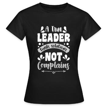 Boss Job Firma Team - Frauen T-Shirt - Schwarz - Vorne - AI Model Female 172 dark (172cm)