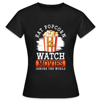 Filmliebhaber Regie Festival - Frauen T-Shirt - Schwarz - Vorne - AI Model Female 172 dark (172cm)