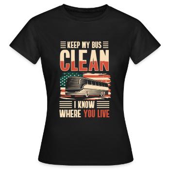 Fahrer Beruf Arbeit Kraftfahrer - Frauen T-Shirt - Schwarz - Vorne - AI Model Female 172 dark (172cm)