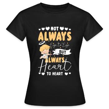 Romantic Girlfriend Romantic Relationship - Women's T-Shirt - black - Front - AI Model Female 172 dark (172cm)