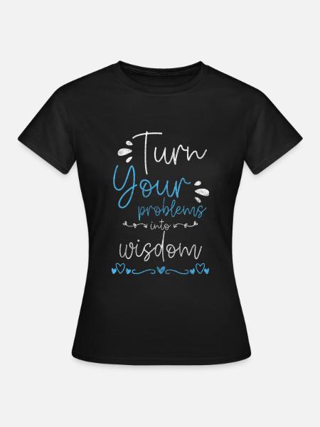 Problem? Nicht mein Problem Sarkasmus - Frauen T-Shirt - Schwarz