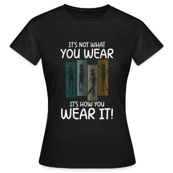 Modeliebhaber Individuell Lifestyle Trendsetter - Frauen T-Shirt - Schwarz - Vorne - AI Model Female 172 dark (172cm)