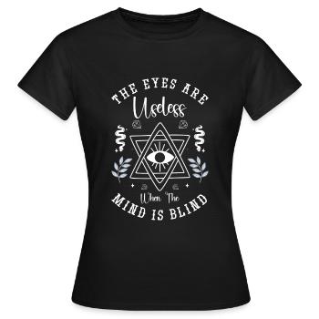 Dreamcatcher Native American Esotericism - Women's T-Shirt - black - Front - AI Model Female 172 dark (172cm)