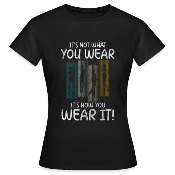 Modeliebhaber Style Neu Modisch - Frauen T-Shirt - Schwarz - Vorne - AI Model Female 172 dark (172cm)