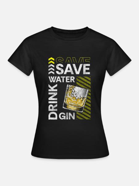 getränke absturz - Frauen T-Shirt - Schwarz