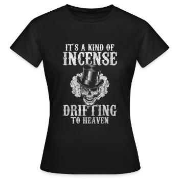 Fumeur de cigares Gentlemen Club Lifestyle - T-shirt Femme - noir - Devant - AI Model Female 172 dark (172cm)