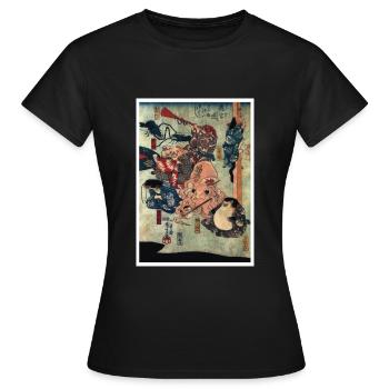 Animal performance - Women's T-Shirt - black - Front - AI Model Female 172 dark (172cm)