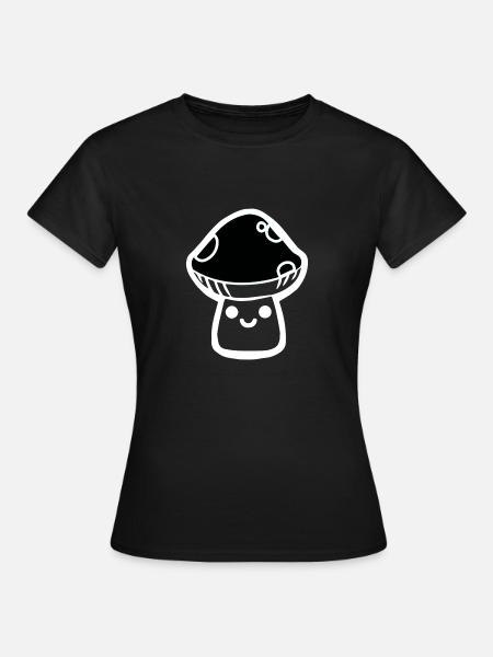 Pilz - Frauen T-Shirt - Schwarz