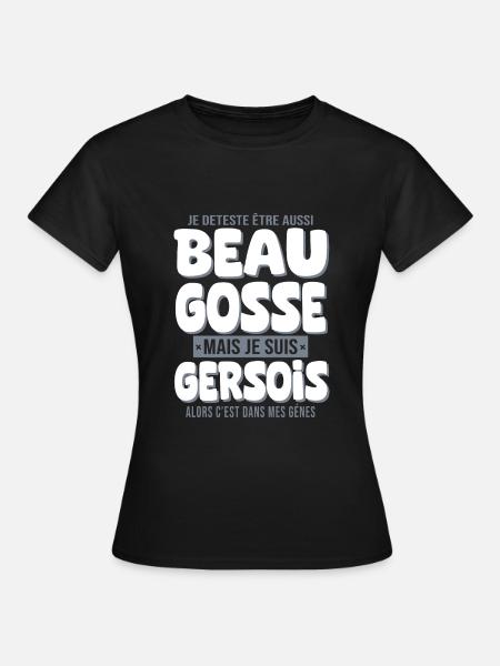 Beau gosse Gers cadeau homme gersois - T-shirt Femme - noir