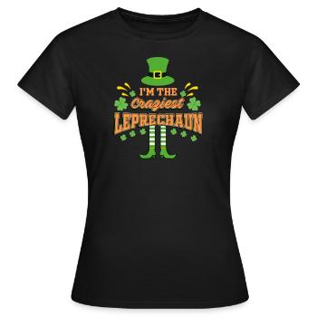 ST PATRICK - T-shirt Femme - noir - Devant - AI Model Female 172 dark (172cm)