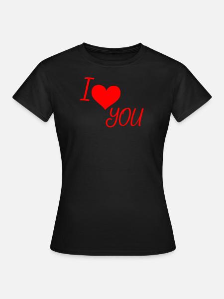 Love Shirt · LOVE · Je t’aime cadeau - T-shirt Femme - noir