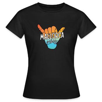 Majorque disant cadeau malle vacances drôles - T-shirt Femme - noir - Devant - AI Model Female 172 dark (172cm)