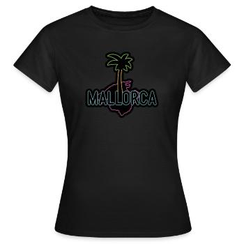 Majorque disant cadeau malle vacances drôles - T-shirt Femme - noir - Devant - AI Model Female 172 dark (172cm)