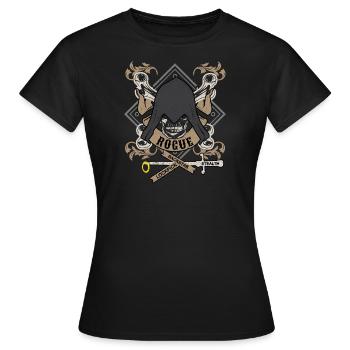 Rogue, gift, gift idea - Women's T-Shirt - black - Front - AI Model Female 172 dark (172cm)